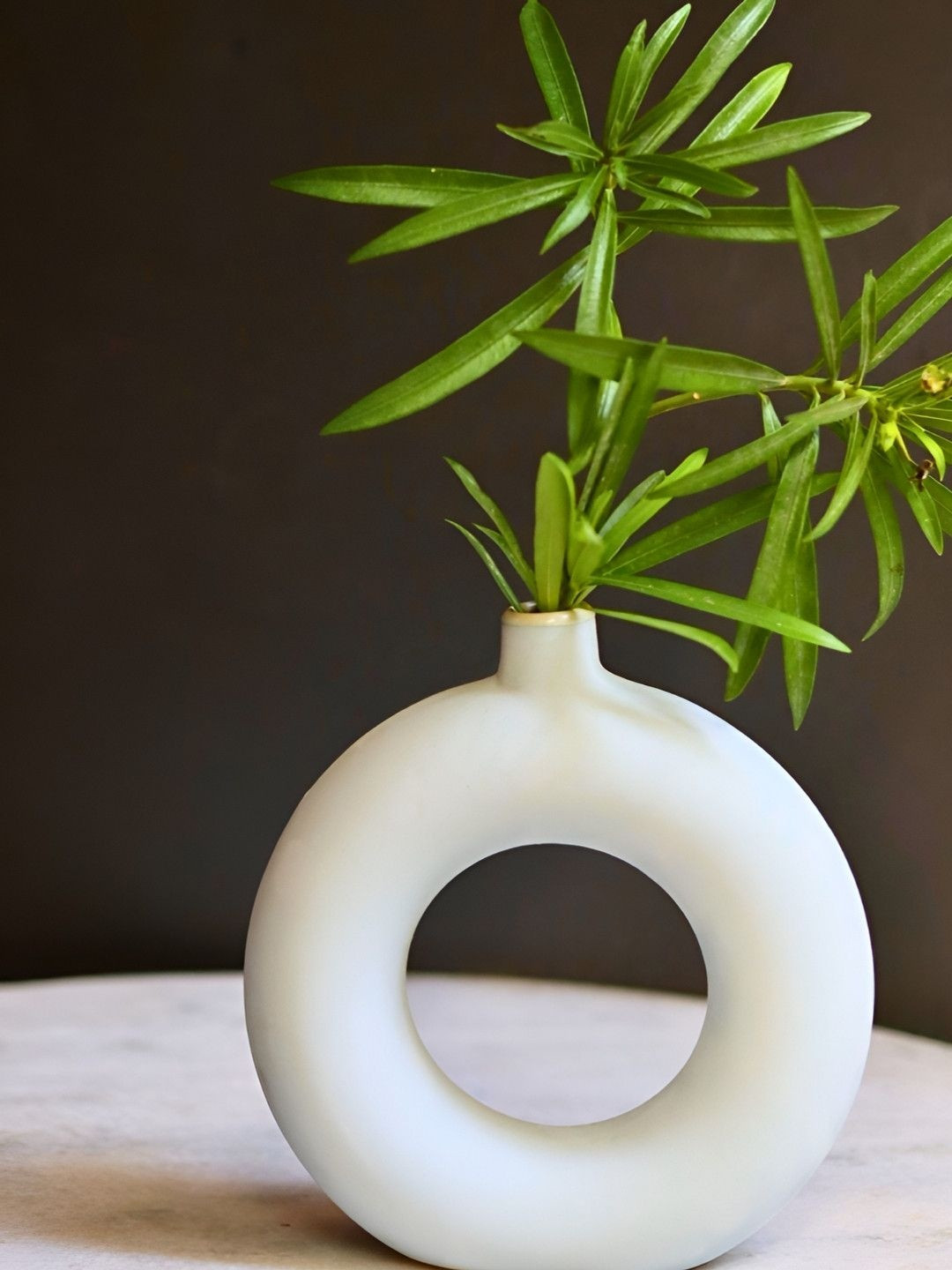 WEAVING HOMES Ceramic Glossy Vase