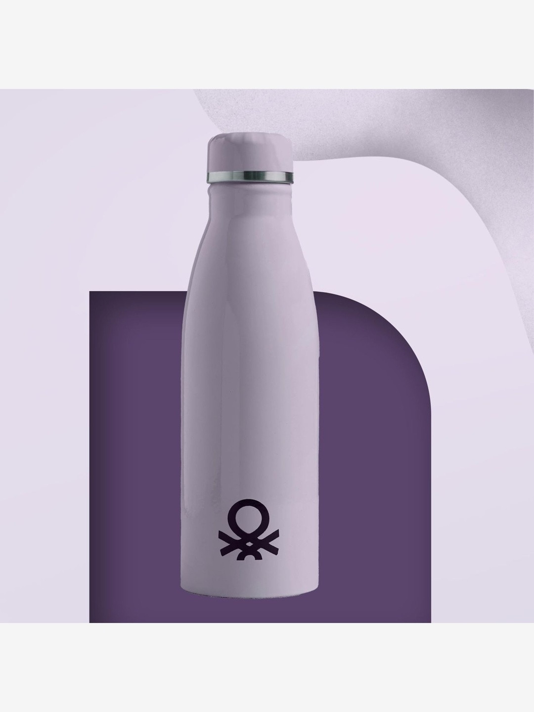United Colors of Benetton Lavender Single Stainless Steel Solid Water Bottle