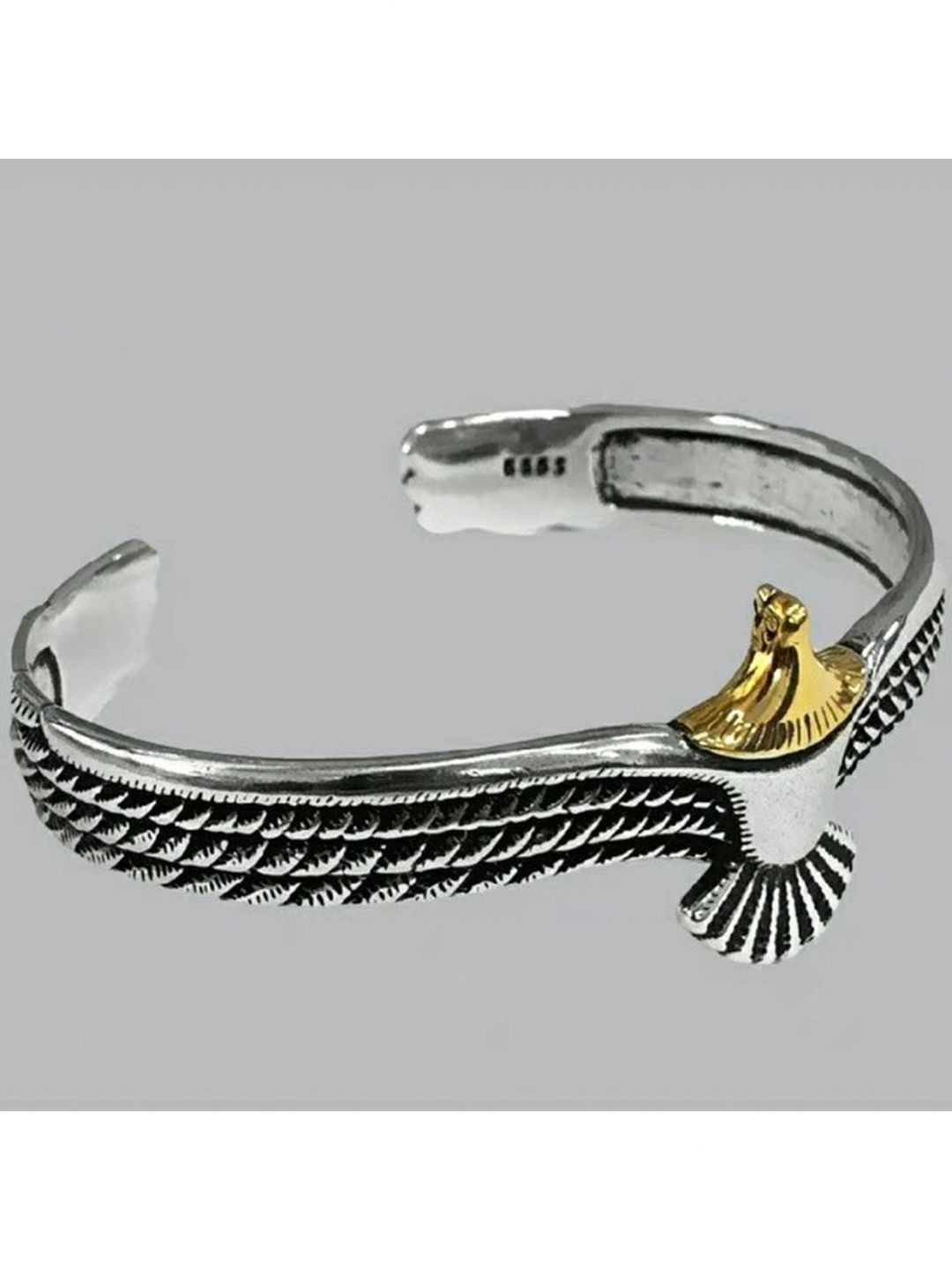 SALTY Men Stainless Steel Cuff Bracelet