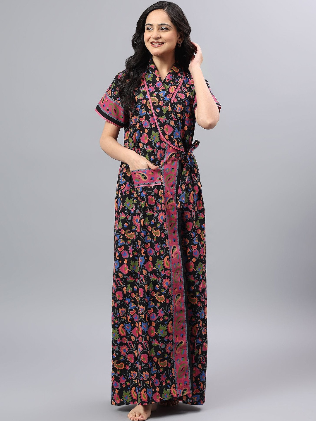 BELLAMY Printed Maxi Nightdress