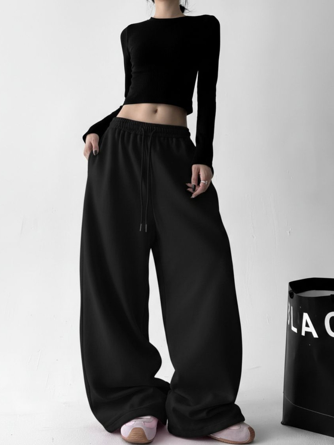 WARCOURT Women Relaxed Fit Track Pants