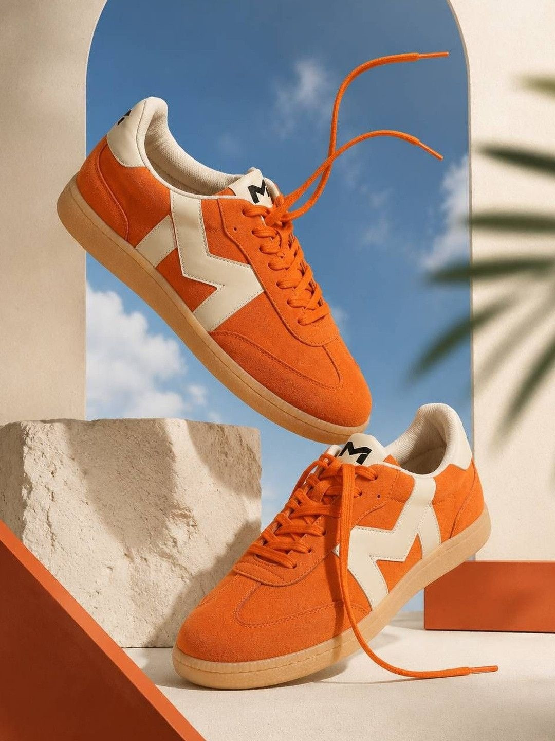 MEGANCE Women Seville Glow Colourblocked Sneakers