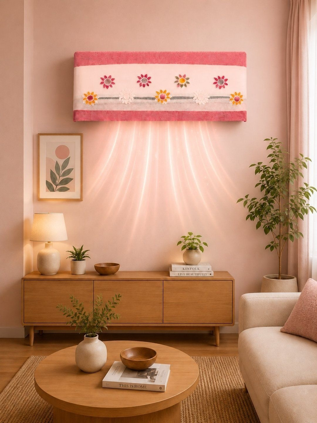 Lala Maneet Cotton Net 1.5 Ton Indoor Split Ac Cover