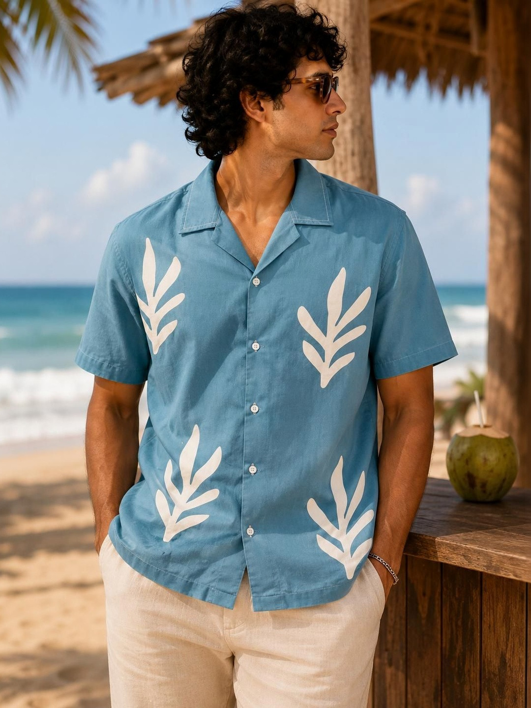 MADMOJO Men Relaxed Printed Casual Shirt