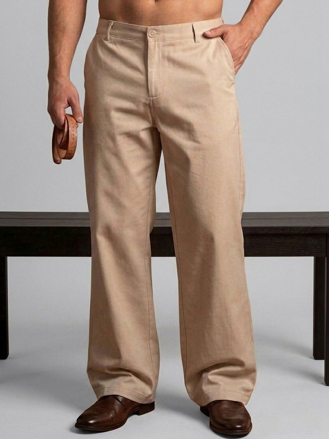 The Roadster Lifestyle Co. Men Straight Fit Korean Pants