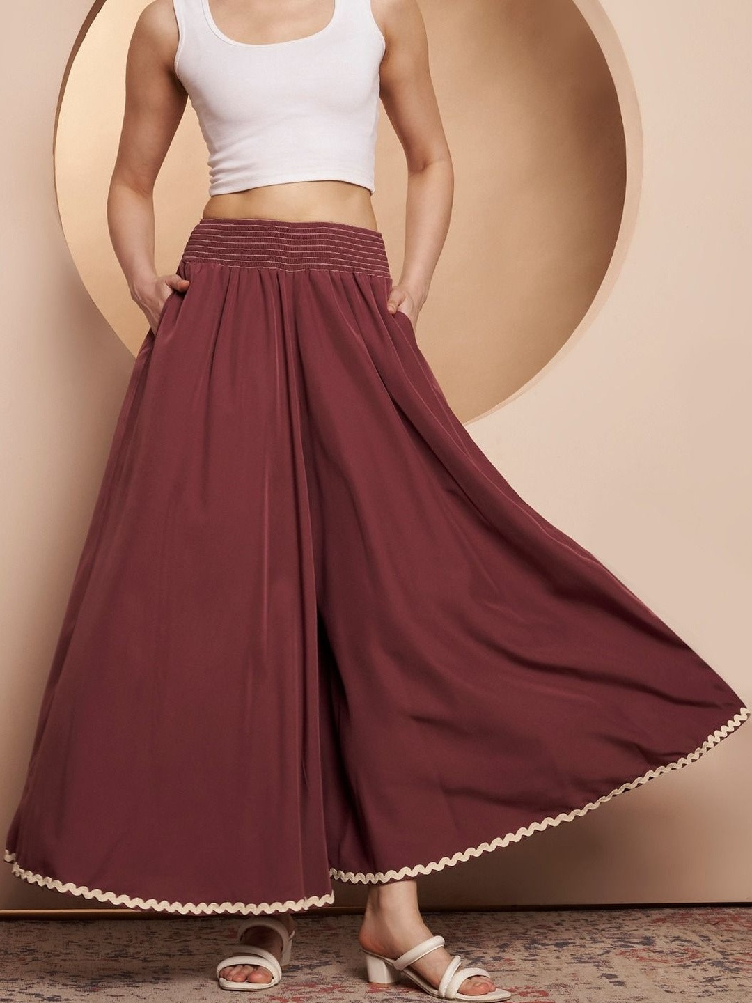 Women Flared Palazzos 8