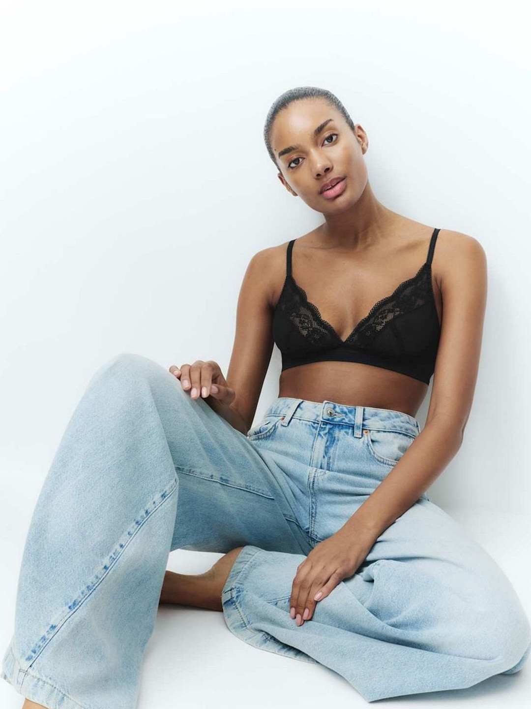 Marks & Spencer Jasmine Lace Non Wired Plunge Bra