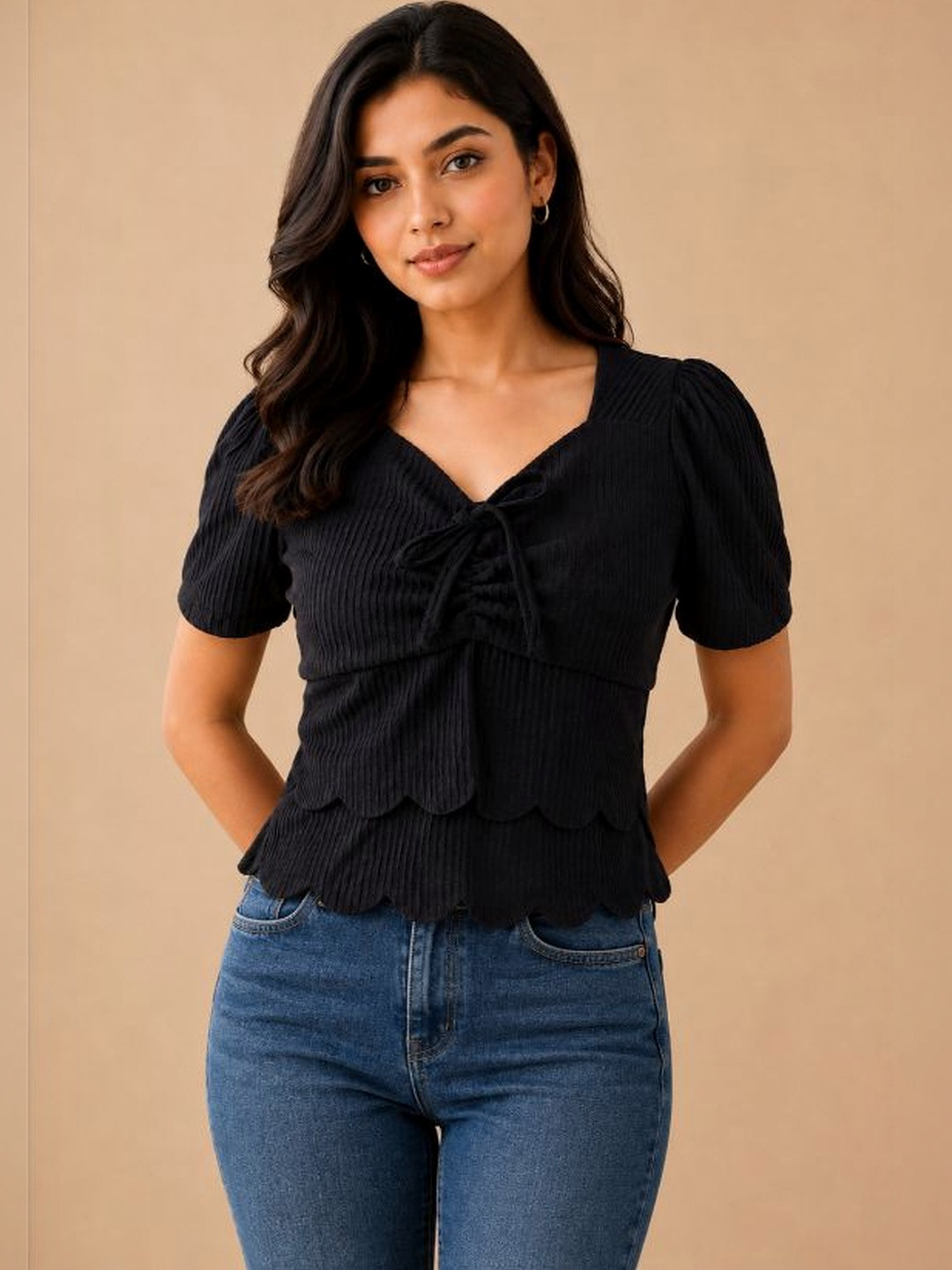 ZEUGEN Puff Sleeve Top