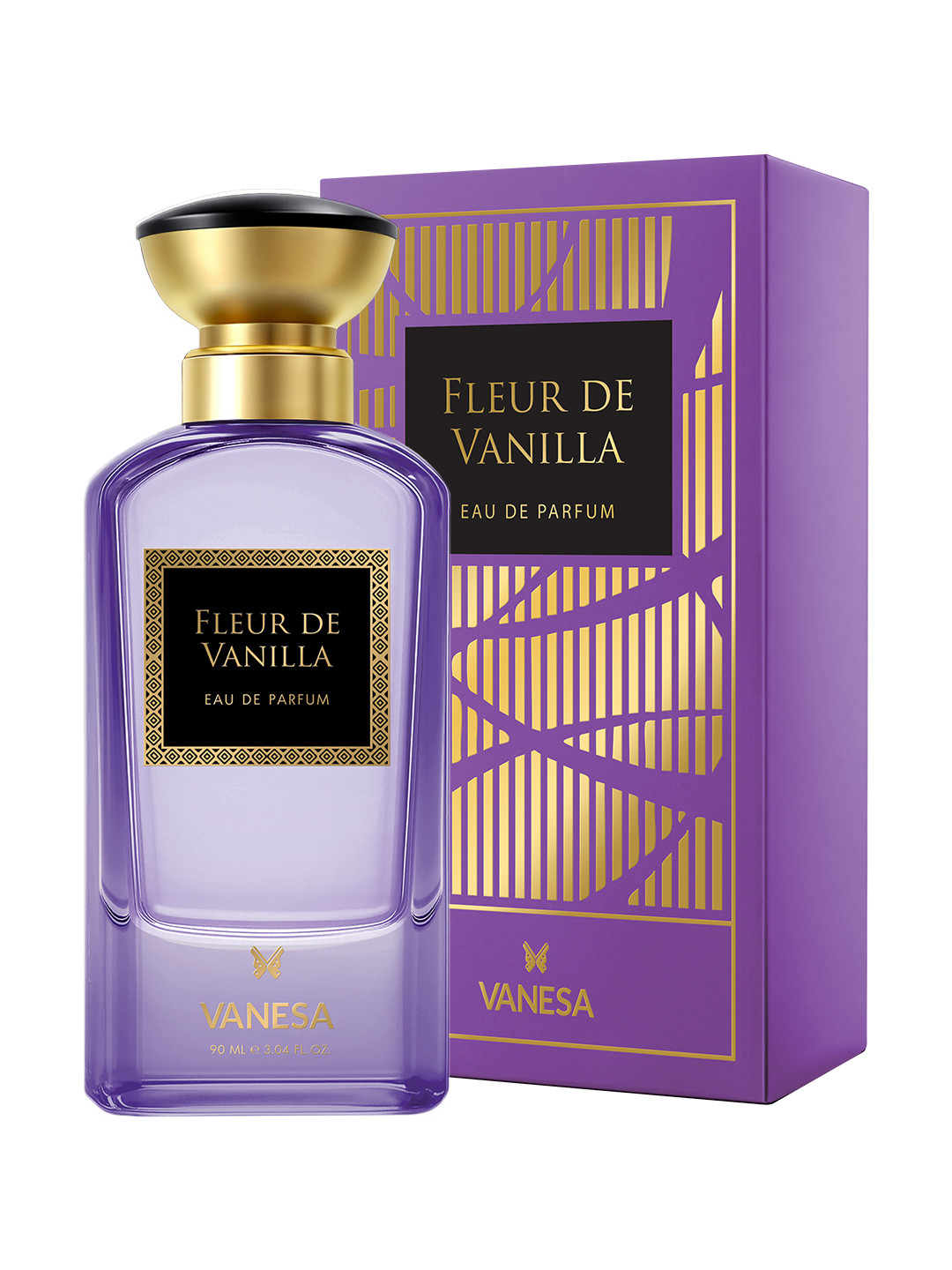 Vanesa Women Fleur De Vanilla Long Lasting Eau De Parfum - 90 ml