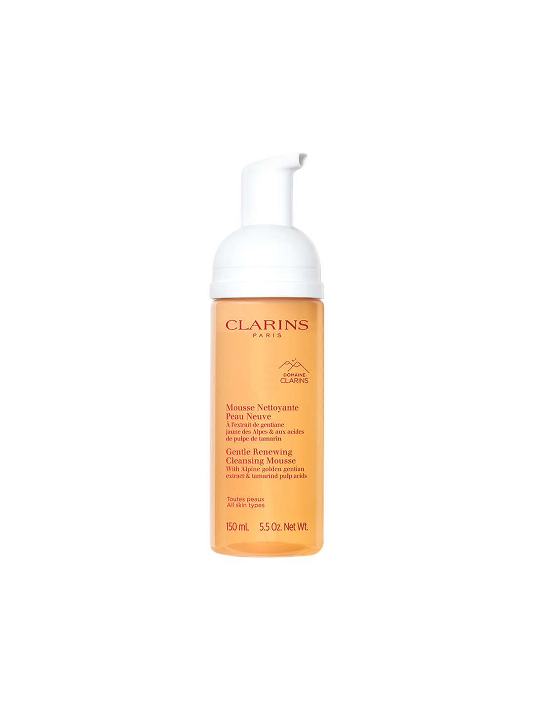 CLARINS Gentle Renew Cleansing Mousse with Alpine Herbs & Tamarind Extract - 150 ml