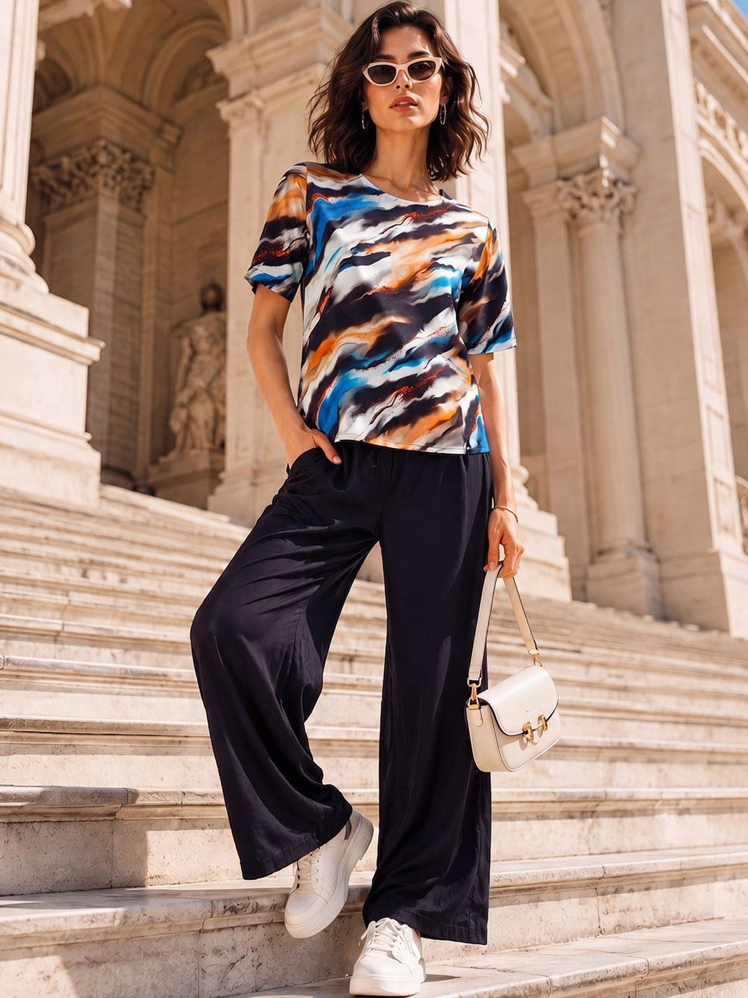 L&M Printed Top with Palazzos