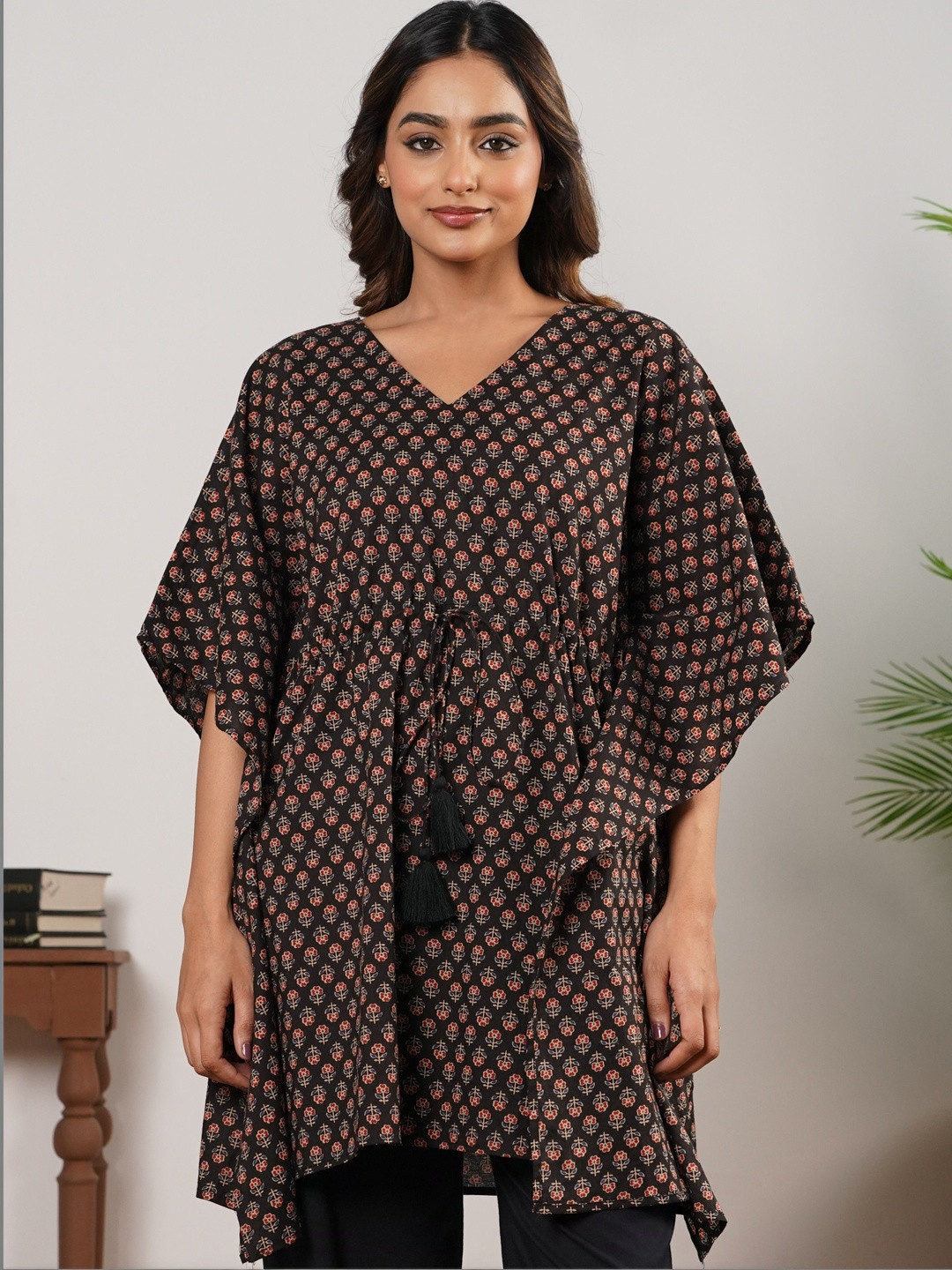 Aramya Women Ethnic Motifs Printed Kaftan Kurta