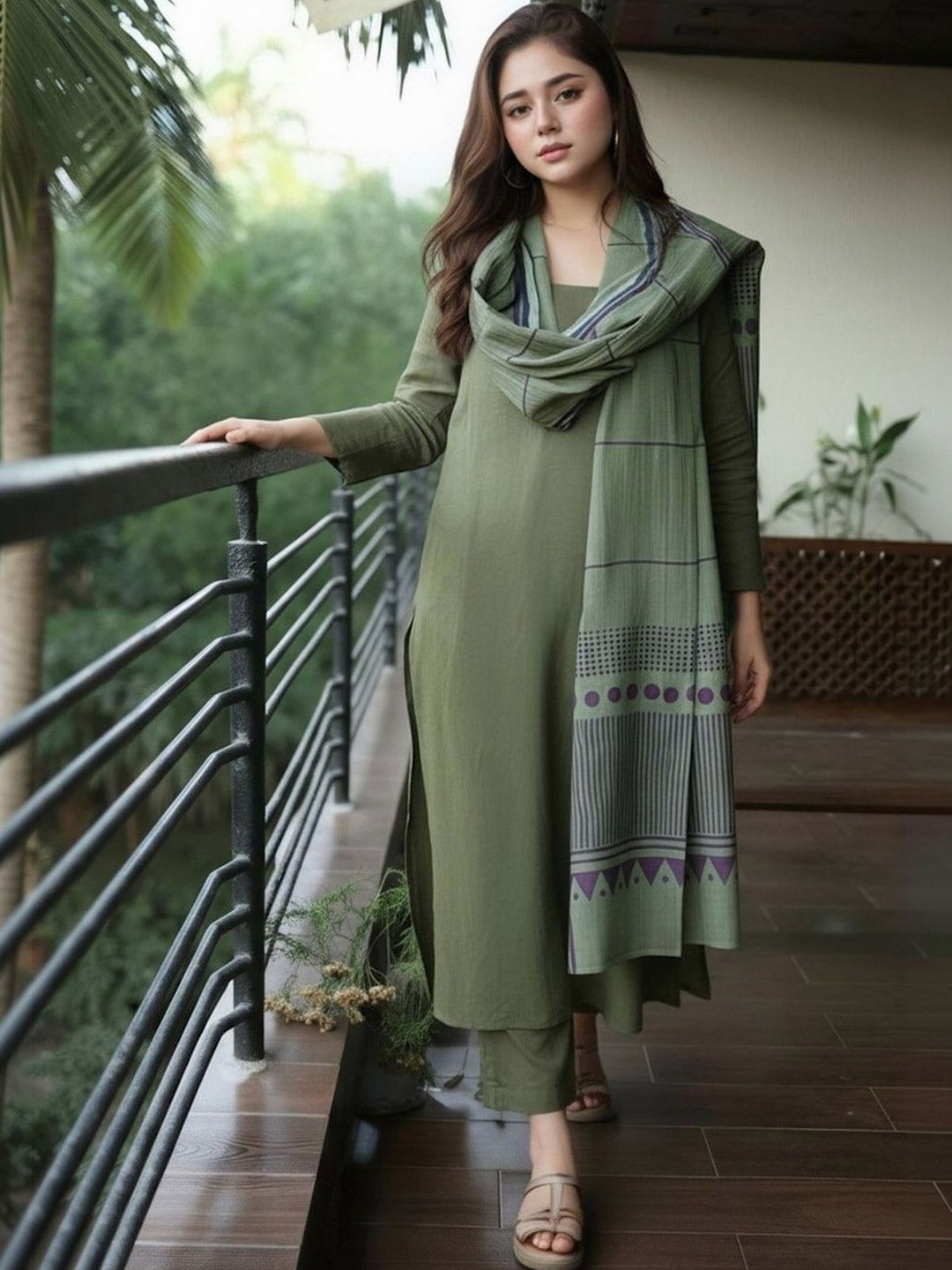 LIZORD FAB Kurta with Trousers & With Dupatta