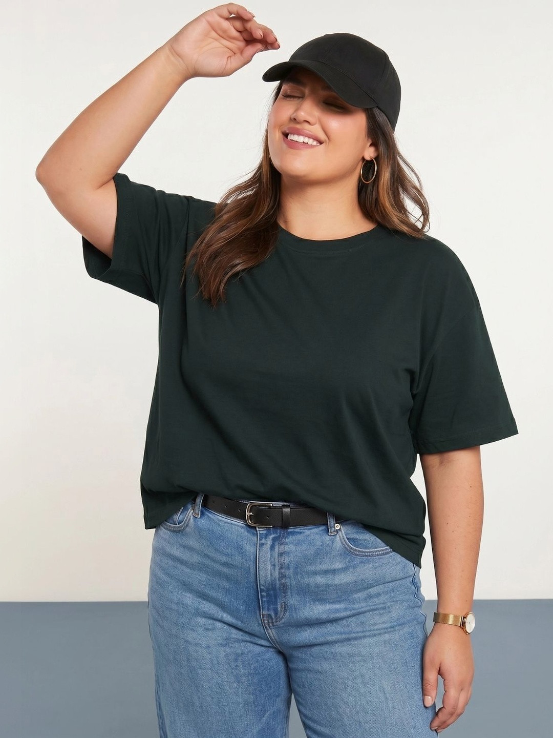 Toodle Plus Women Plus Size Oversize T-Shirts