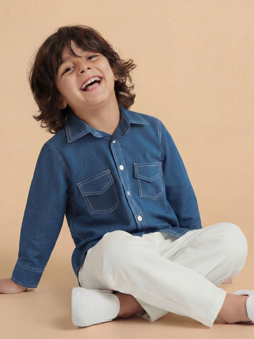 Peekaaboo Kids Boys Casual Shirt