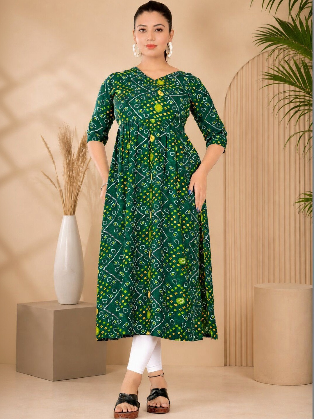 Glomee Women Ethnic Motifs Printed Kurta