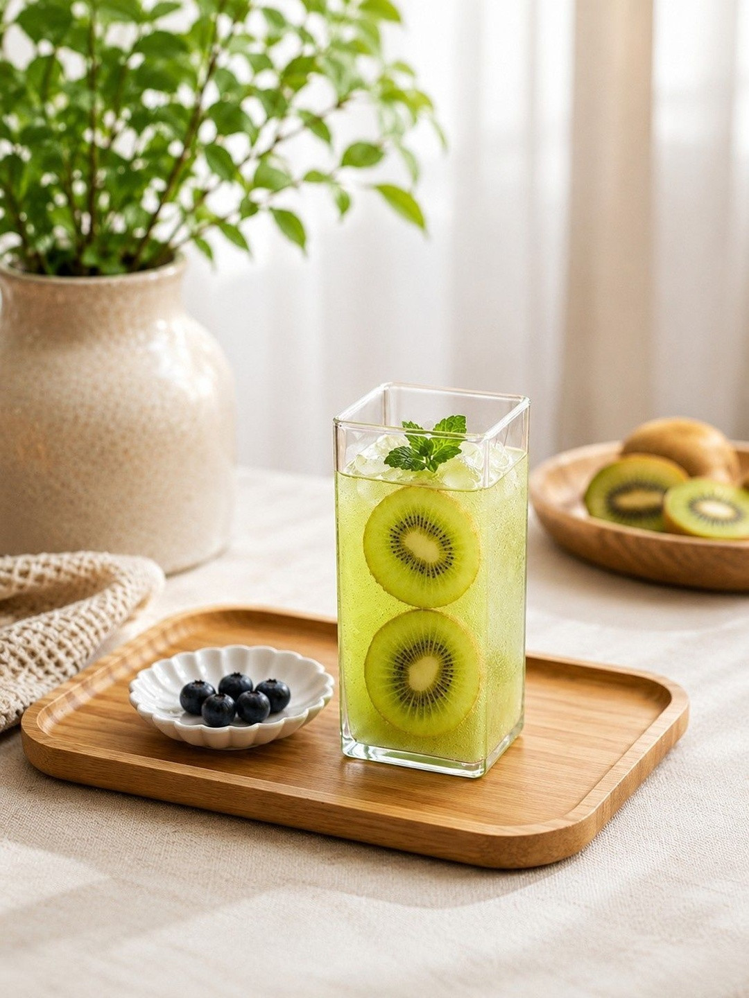 PrimeWorld Transparent 6 Easy to Clean Glass Water Glass