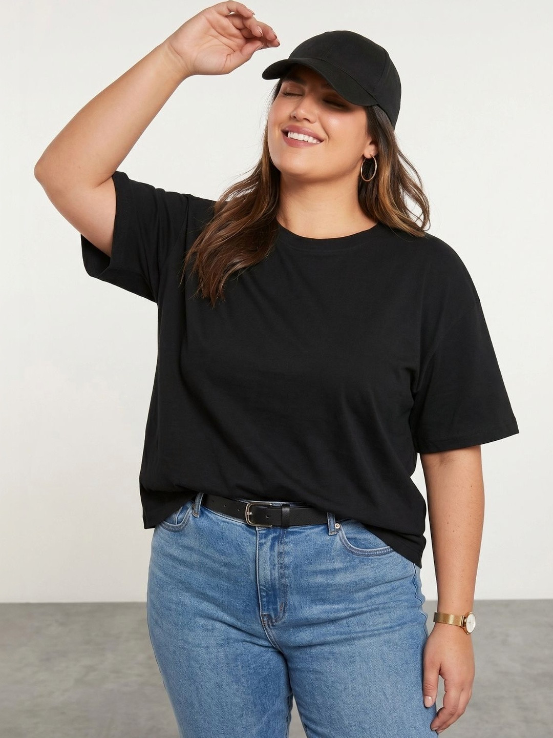 Toodle Plus Women Plus Size Oversize T-Shirts