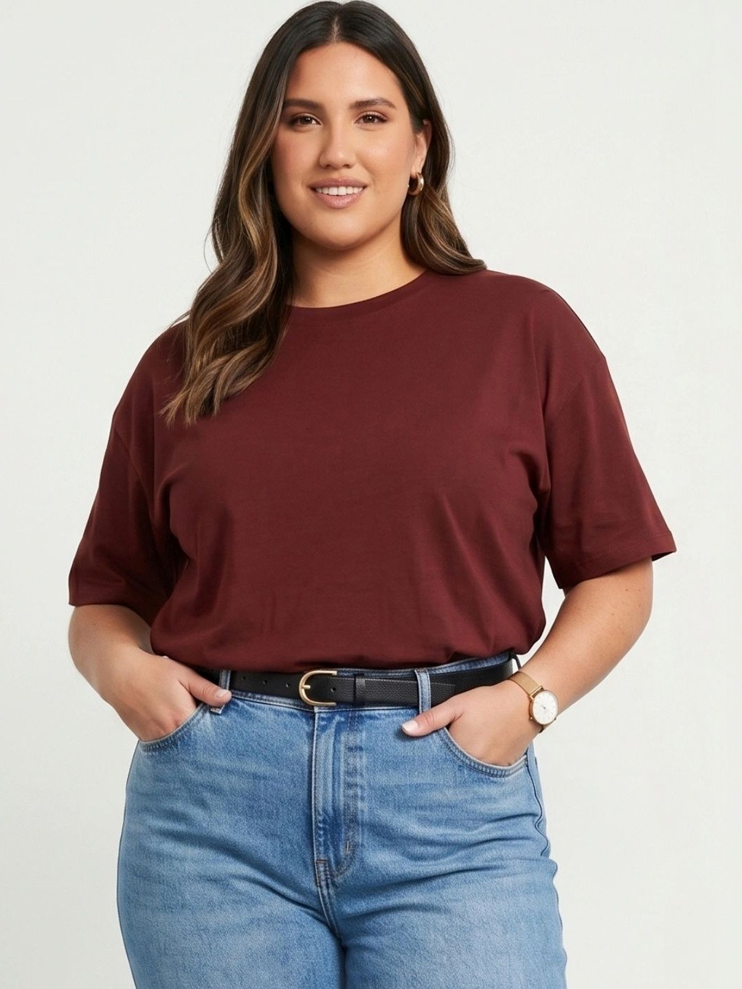 Toodle Plus Women Plus Size Oversize T-Shirts