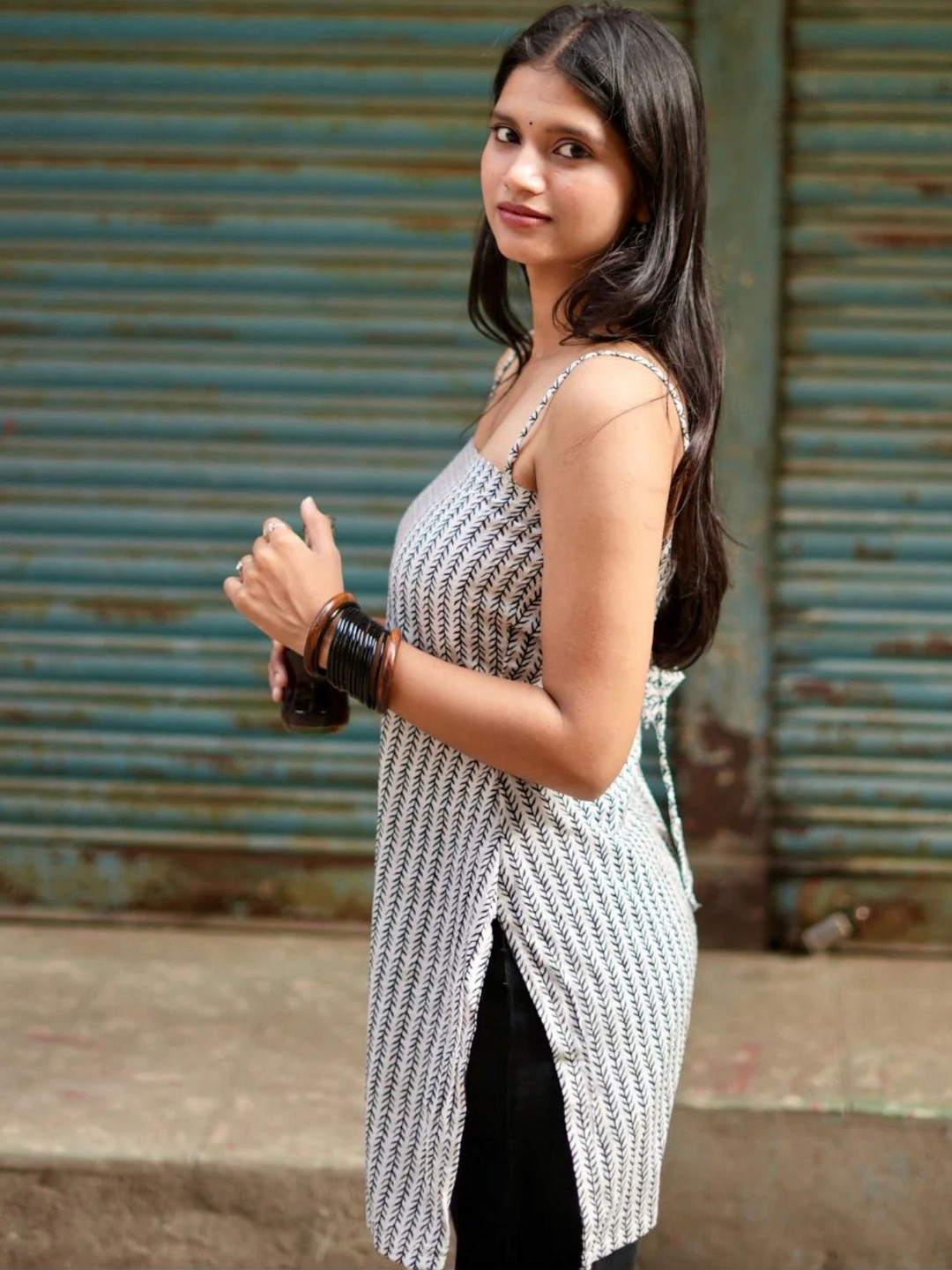 TWINS LADY Ethnic Motifs Printed Kurti