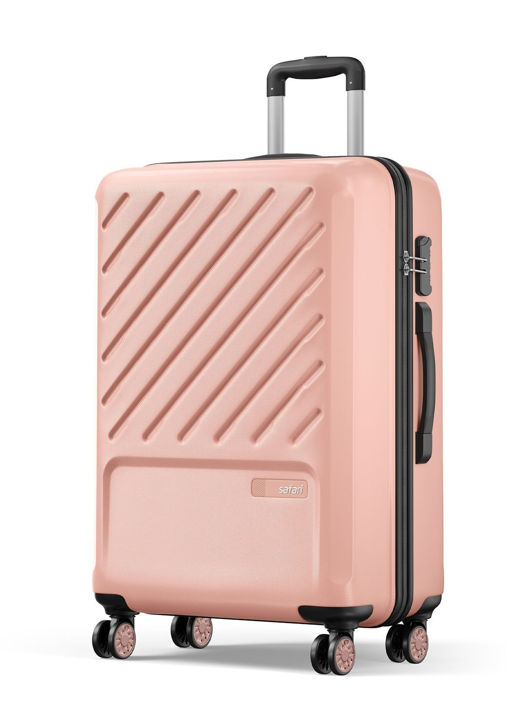 Safari Symphony Textured Hard Sided Large Trolley Bag