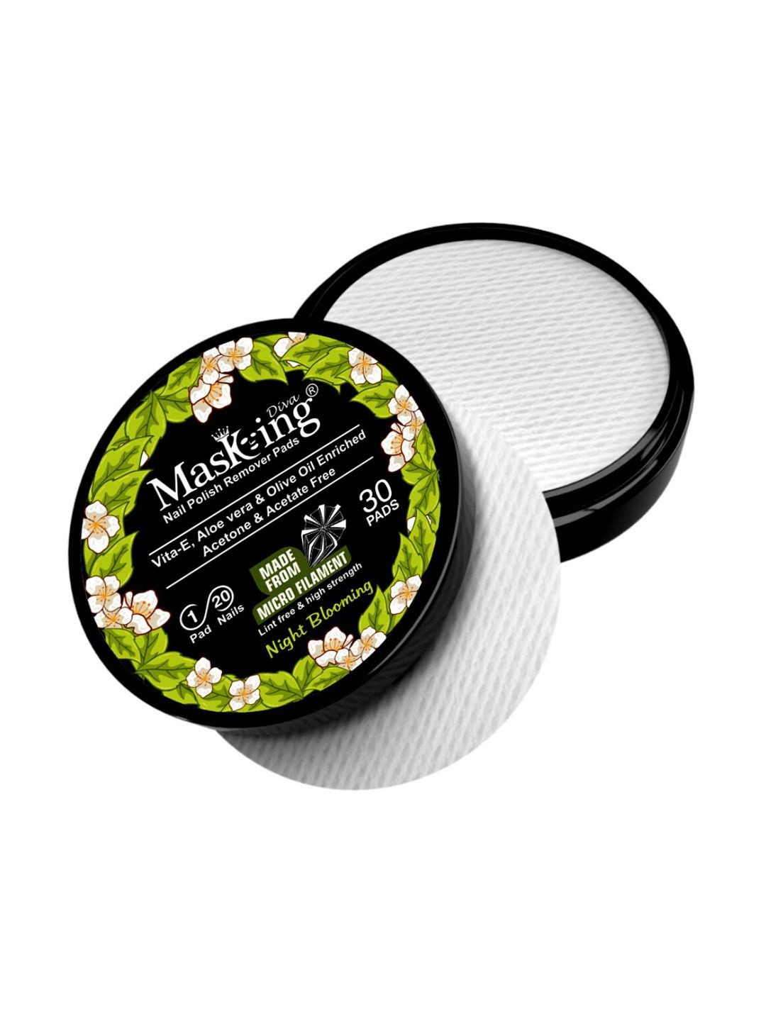 MasKing Pack of 5 Facial Sheet Mask & Nail Polish Remover Pads