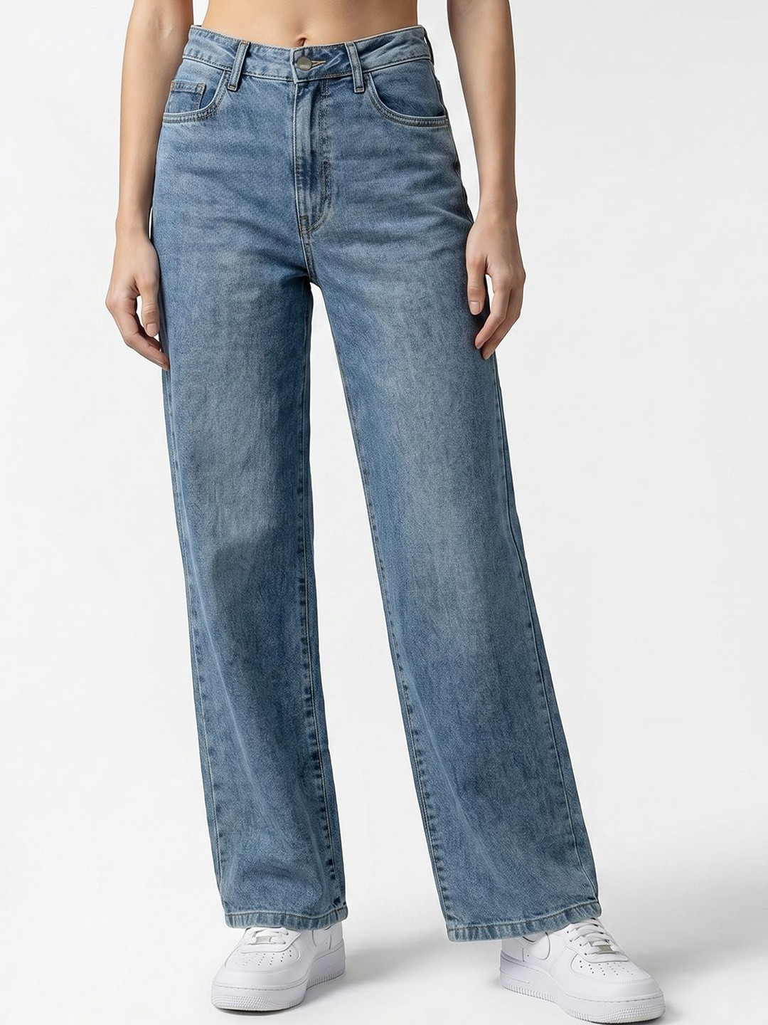 Kraus Jeans Women Wide Leg High-Rise Jeans