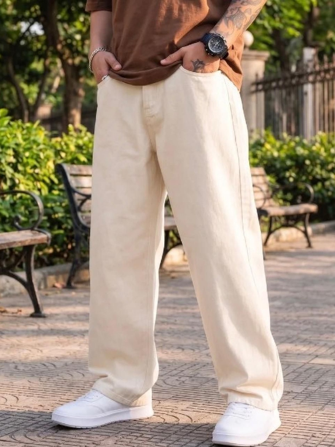 DASHING FIT Men Relaxed Fit Mid-Rise Stretchable Jeans