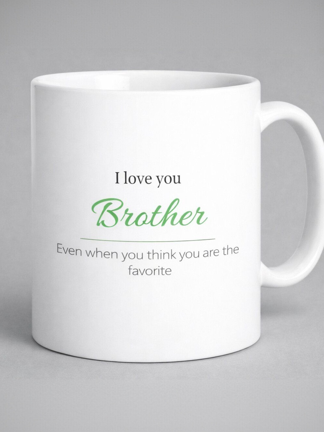 Quace White Text or Slogans Printed Ceramic Glossy Mugs Set of Cups and Mugs