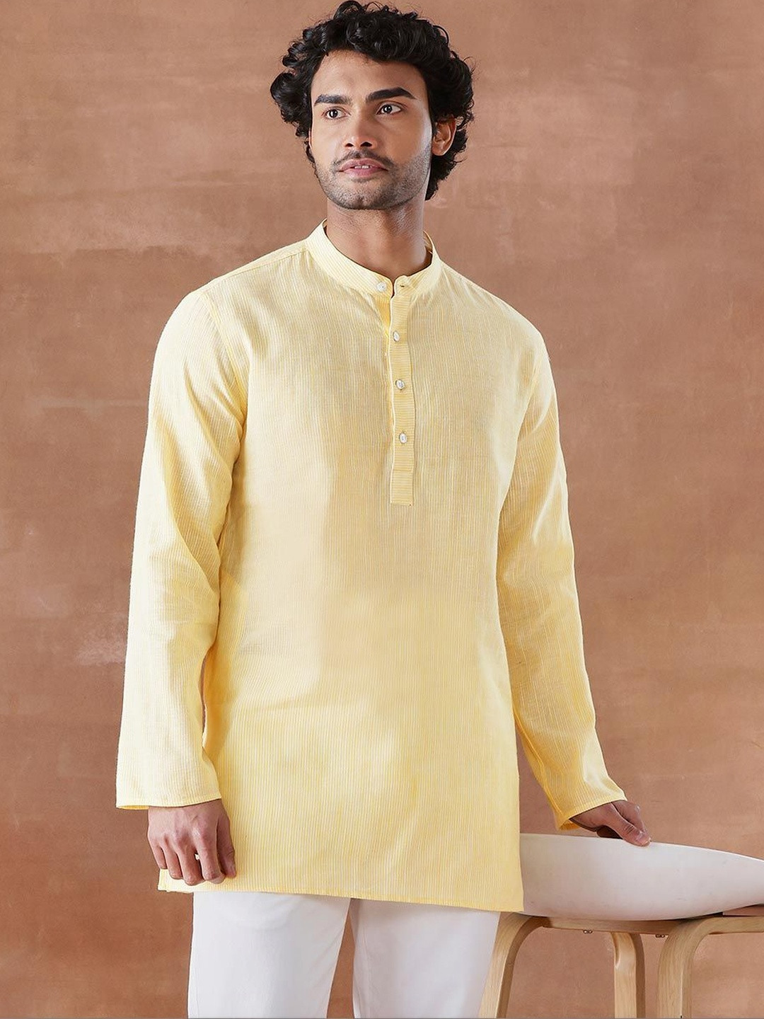 Fabindia Men Striped Kurta