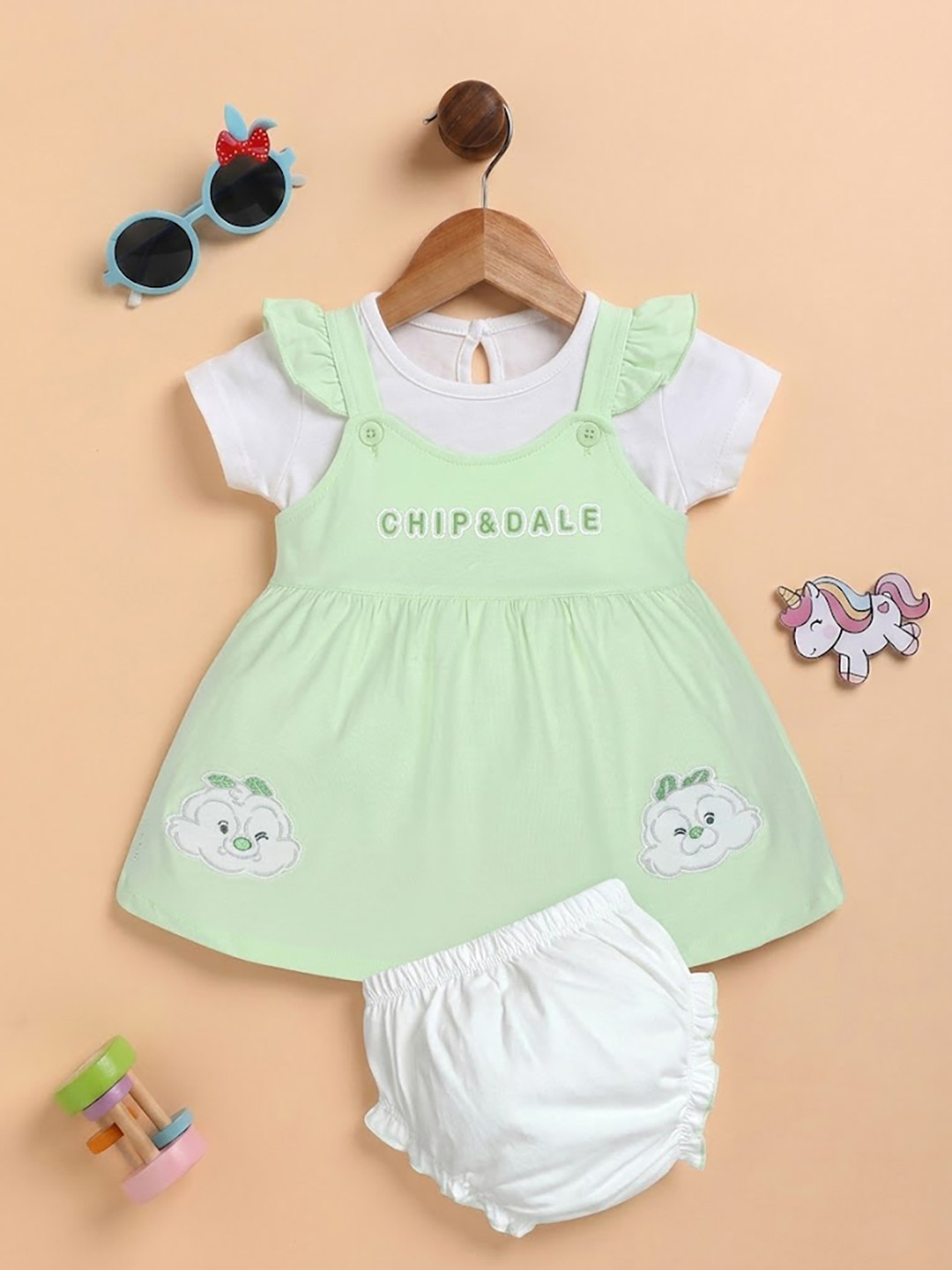 Annie Girls Printed T-shirt with Shorts