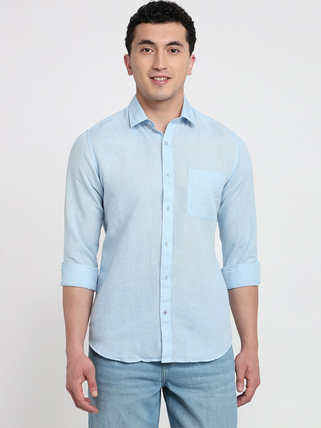 Raymond Men Slim Fit Casual Shirt