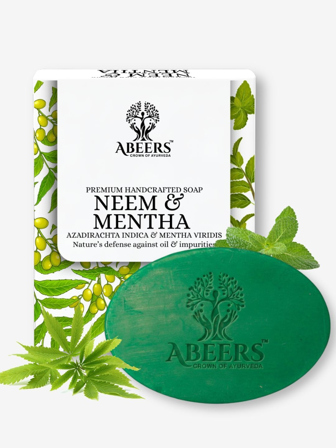 abeers Unisex Neem Mentha Soap - 100 g