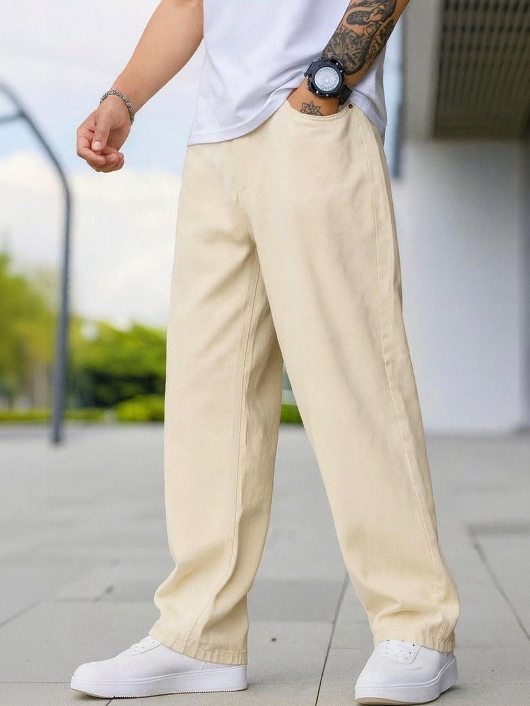 DASHING FIT Men Relaxed Fit Mid-Rise Stretchable Jeans