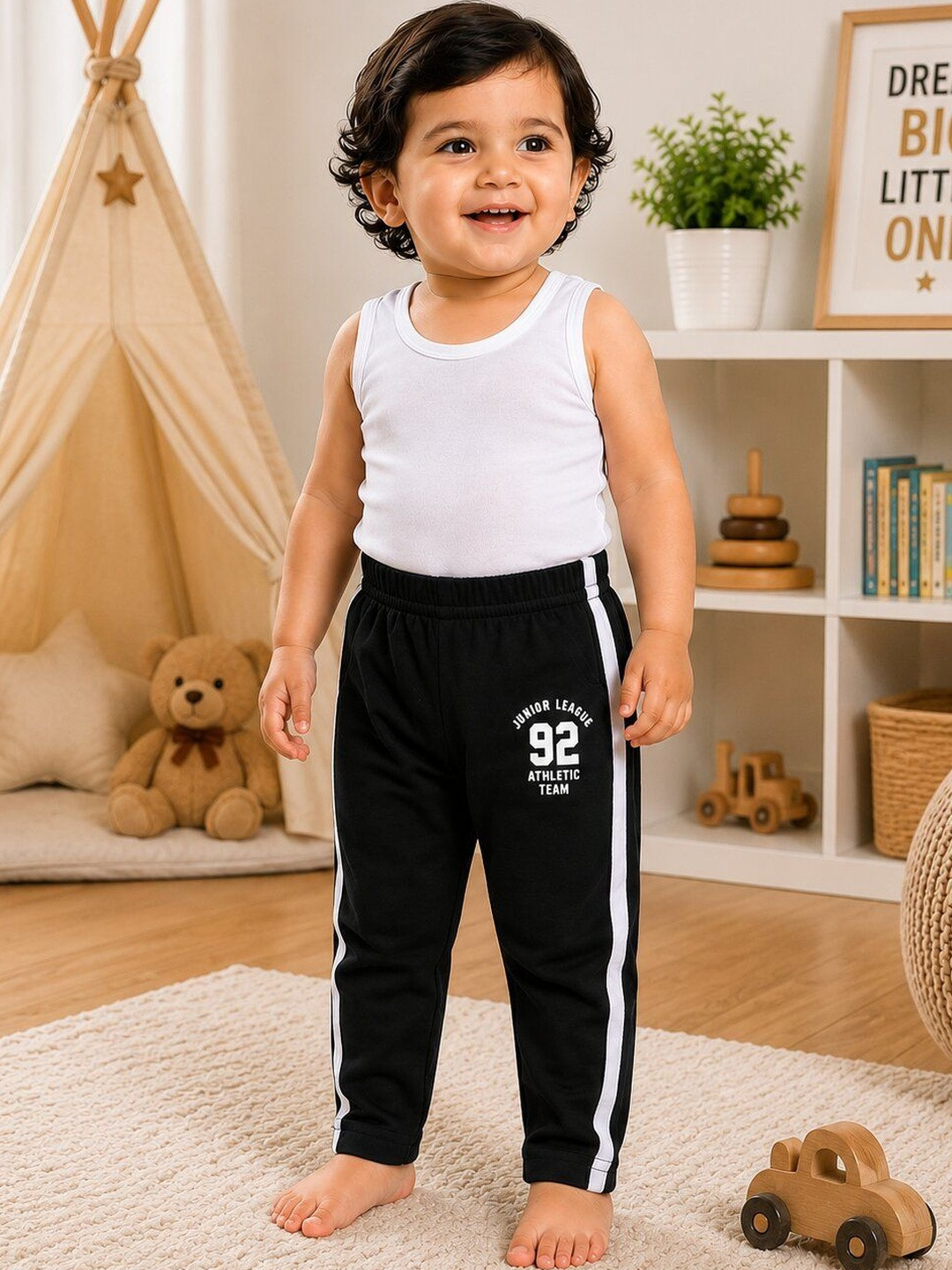Bodycare Kids Infant Boys Cotton AZO Free Track Pants
