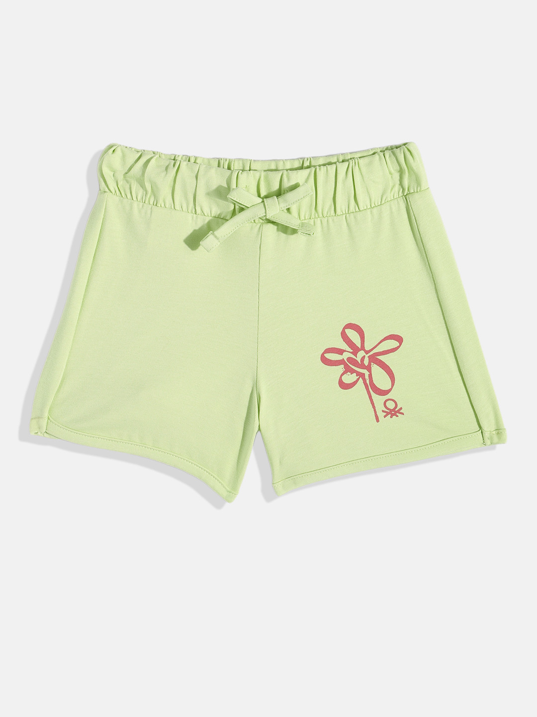 United Colors of Benetton Girls Floral Printed Shorts