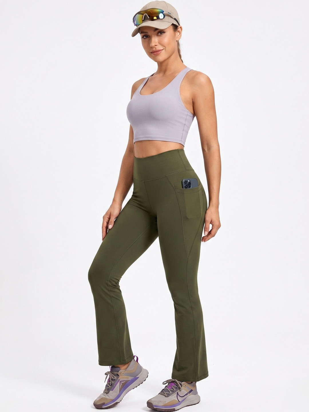 BENZOS Sweat-Wicking Technology Training or Gym Ankle Length Tights