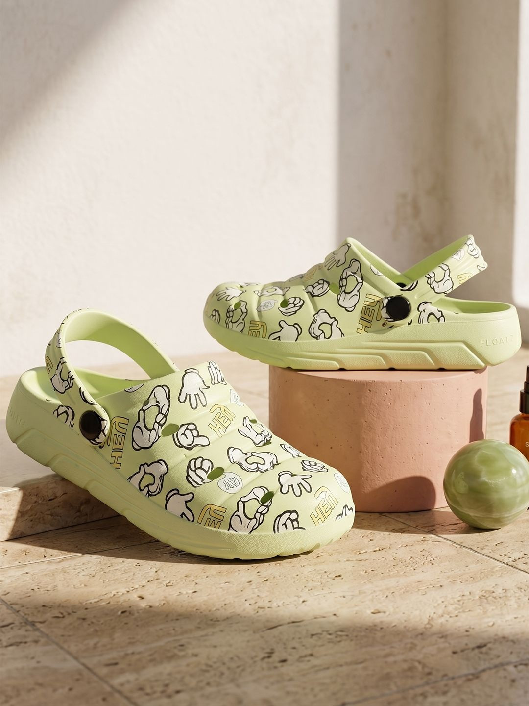 Floatz by Bata Kids Printed and Lightweight Clogs