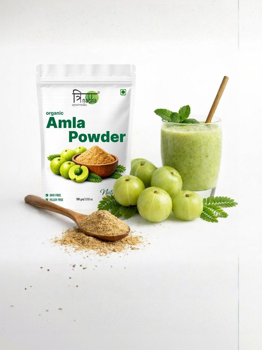 Trinabha Organic Amla Powder - 100 g