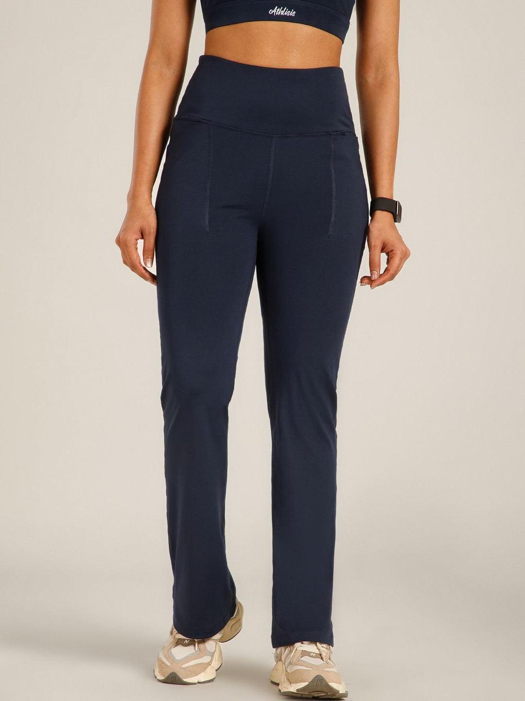 ATHLISIS Women High-Waist Flared Yoga Pants