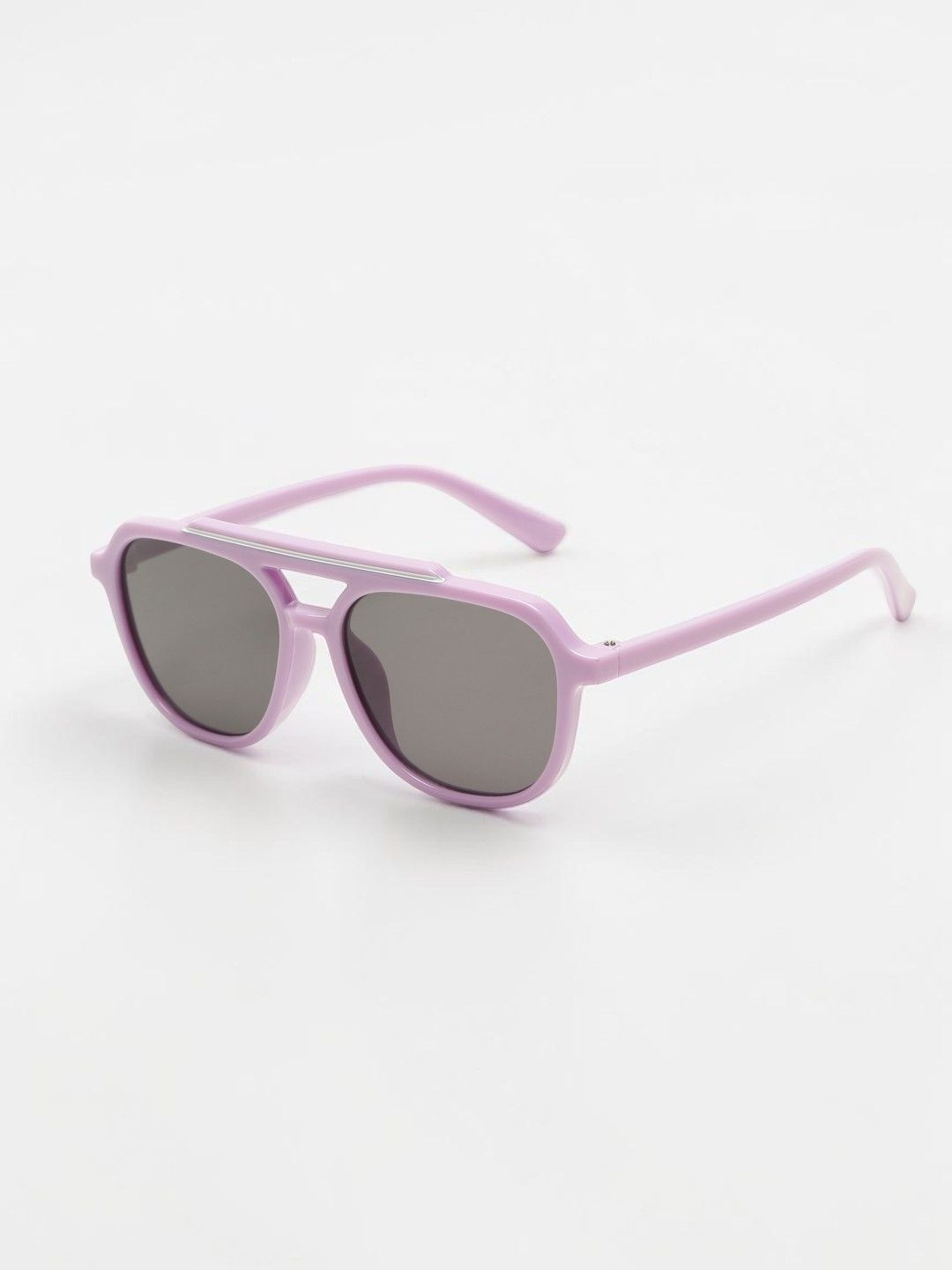Stoln Unisex Kids Black Lens & Purple Wayfarer Sunglasses with UV Protected Lens