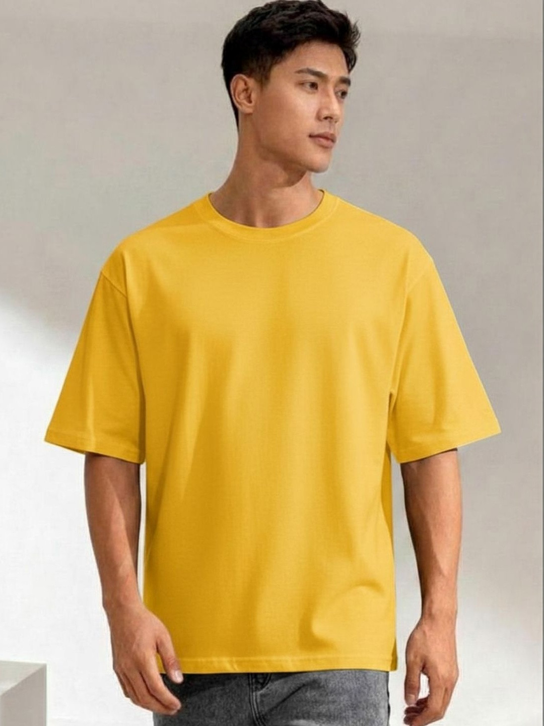 R.Code by The Roadster Life Co. Men Drop-Shoulder Sleeves T-shirt