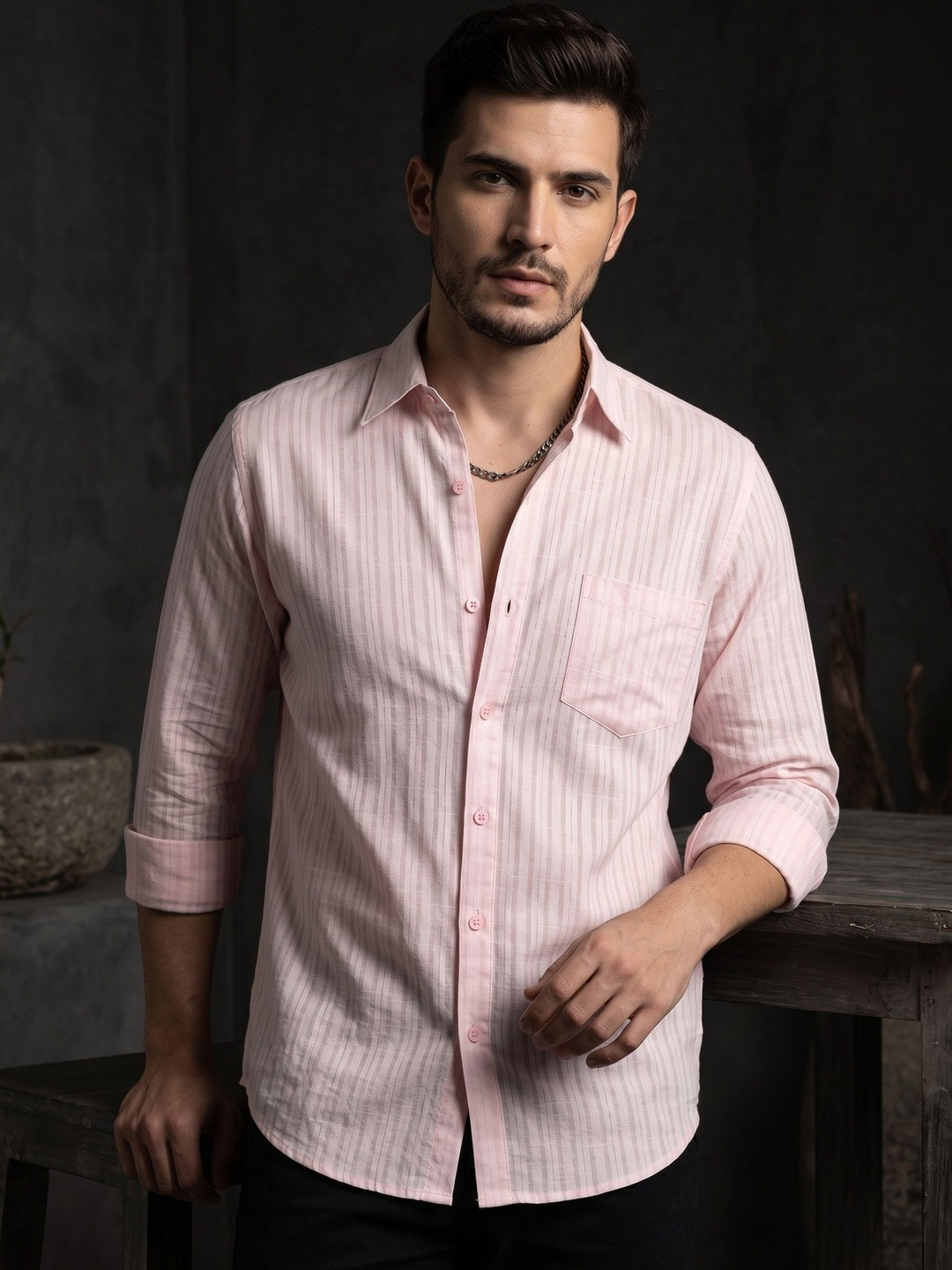 Roadster Men Striped Casual Shirt