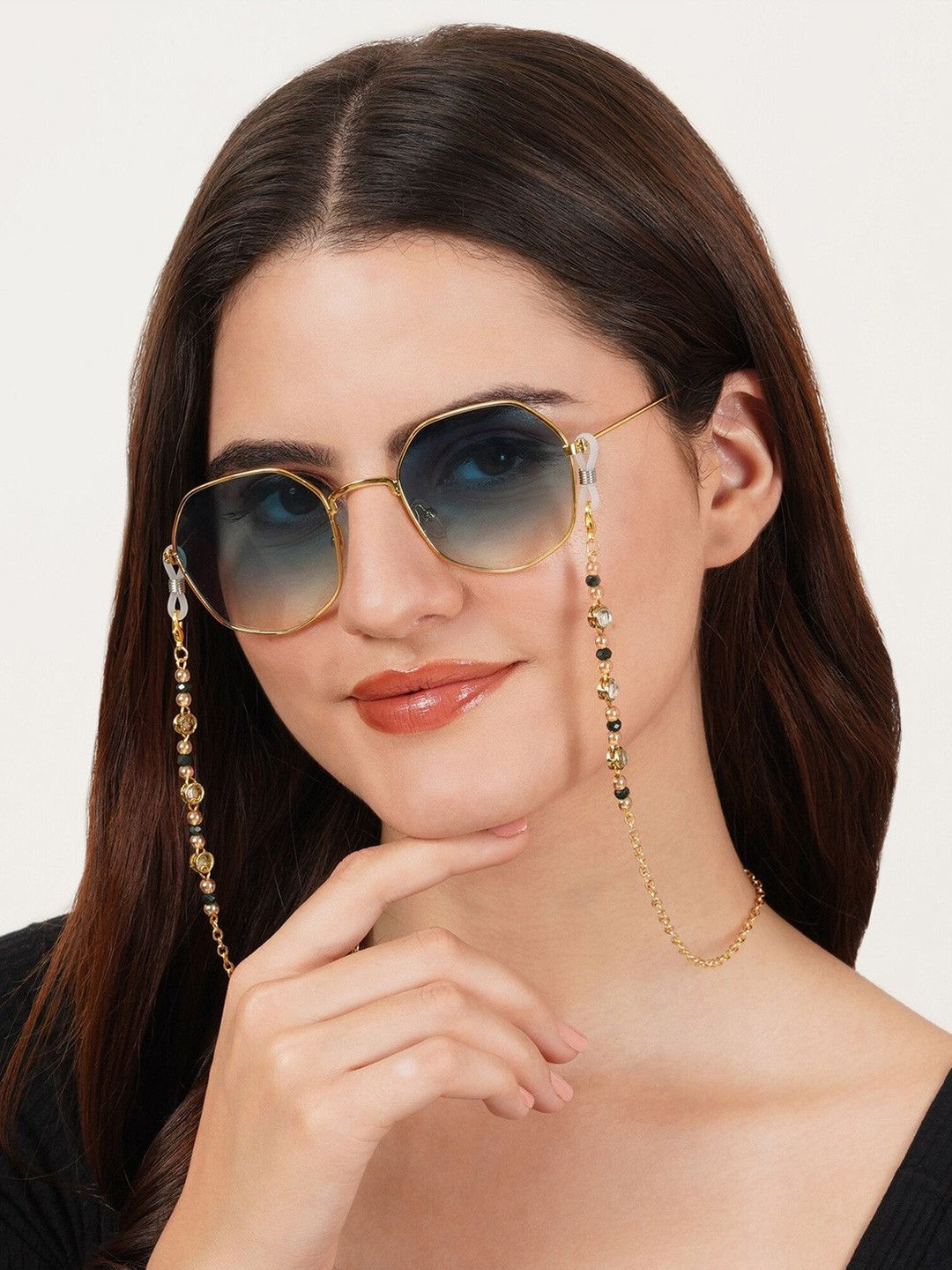 BeAbhika Beads Studded Spectacles Chain