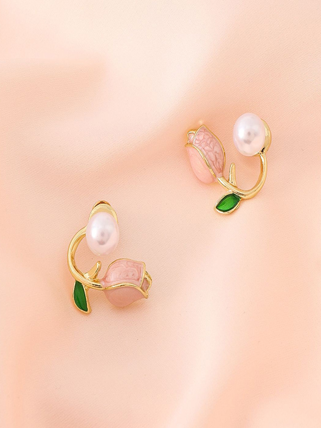 ARK JEWEL Floral Studs Earrings