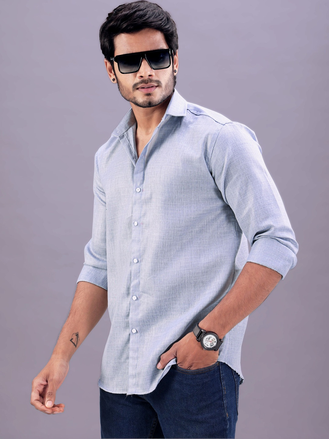 LUCUMA FASHION HUB Men Classic Casual Shirt