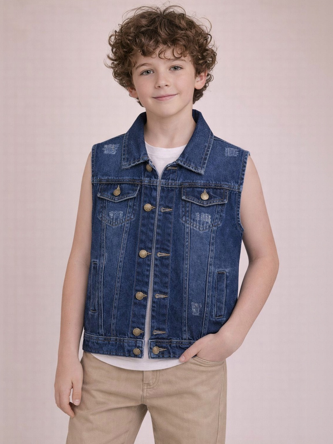 Gini and Jony Boys Washed Denim Jacket