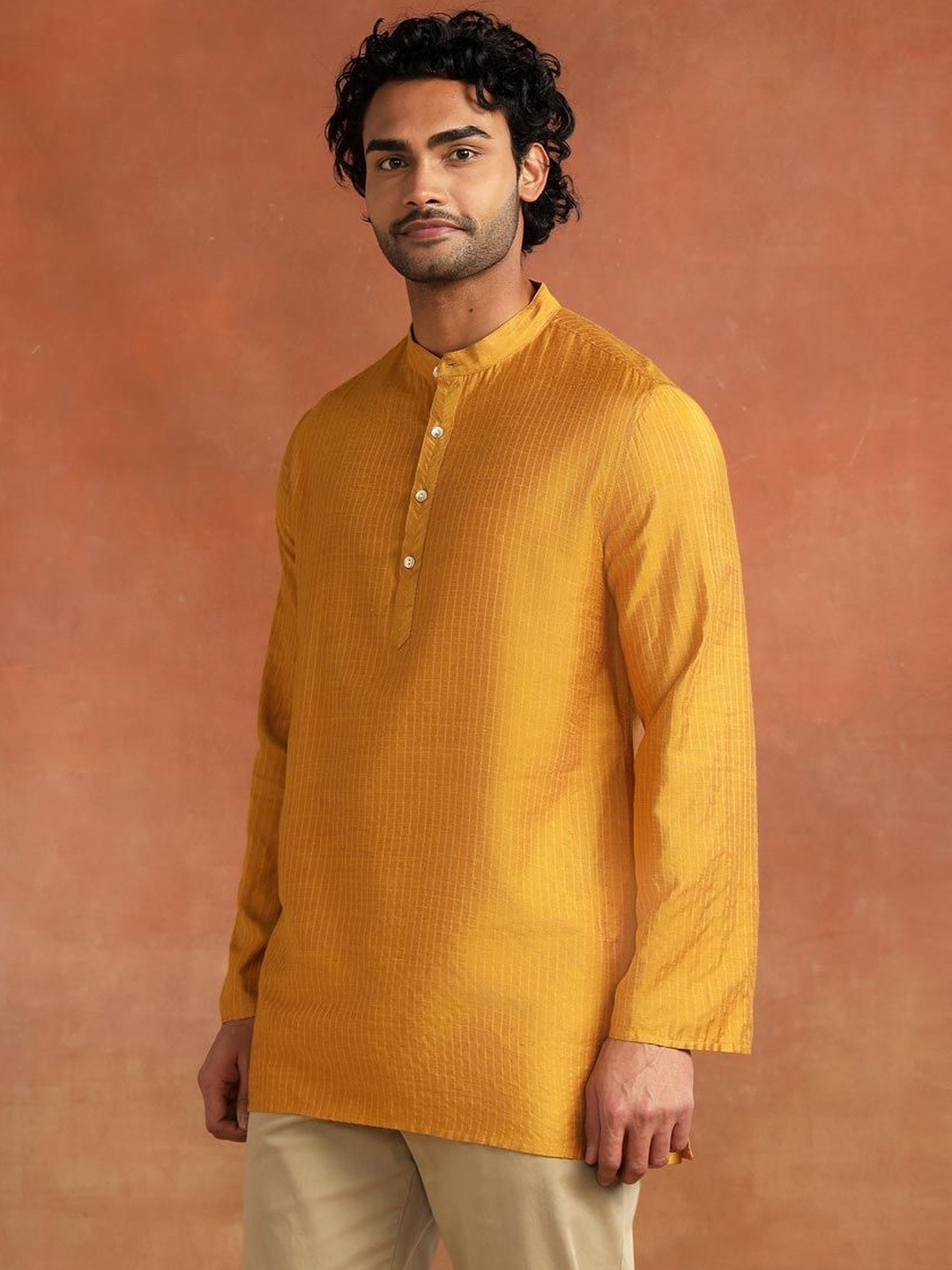 Fabindia Men Striped Kurta