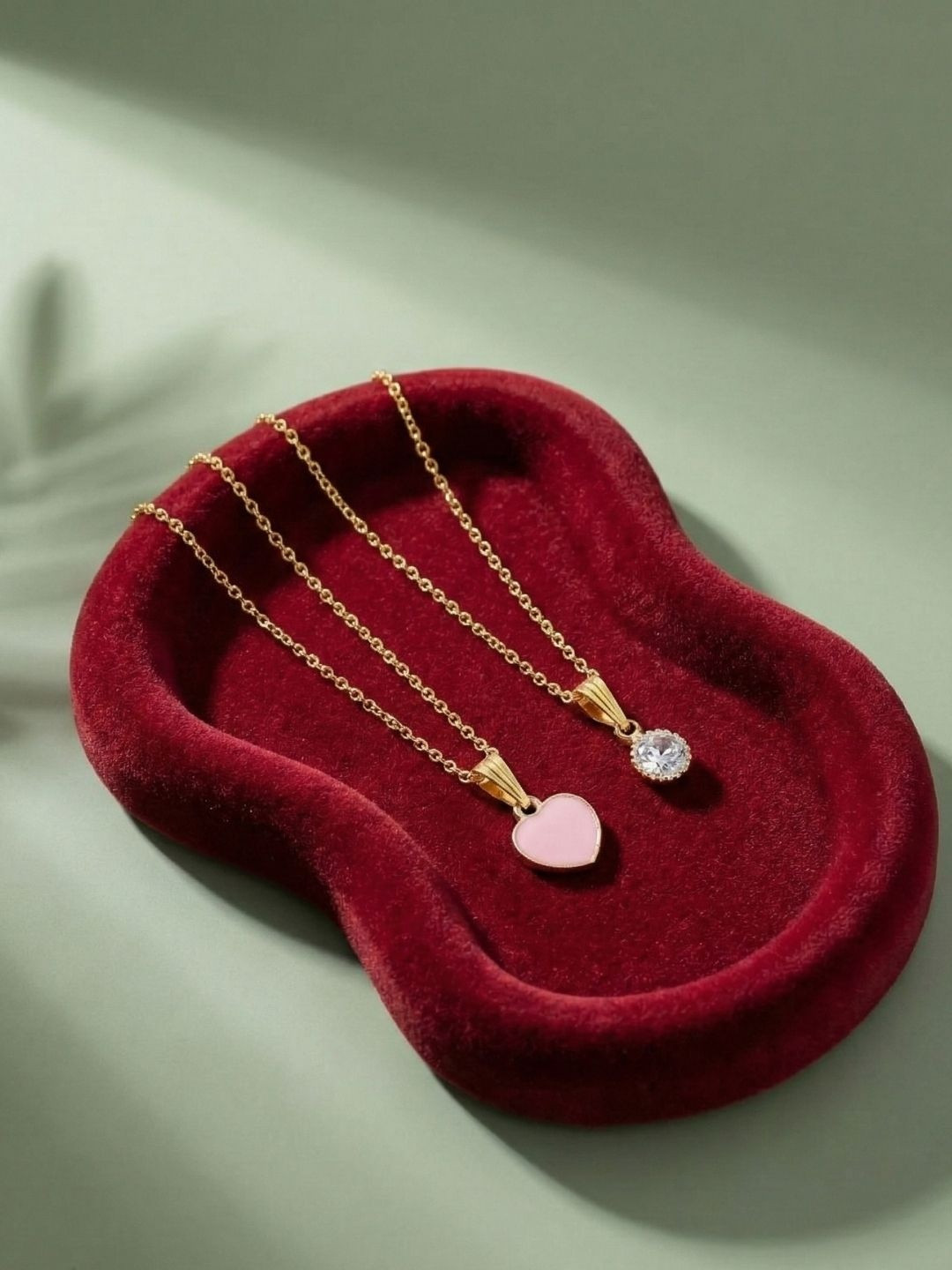 Lara Karen Pack Of 2 Gold-Plated Pendant