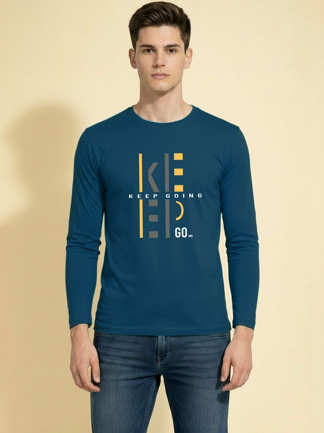 CRYPTIC Men Typography Printed T-shirt
